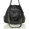 MARCO MAZZINI Torebka skórzana shopper bag ispirato dalla natura czarna