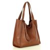 Modna torebka damska skórzany shopper bag - MARCO MAZZINI Portofino Max brąz