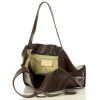 Modna torebka damska skórzany shopper bag - MARCO MAZZINI Portofino Max ciemny brąz caffe