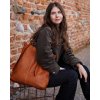 Torebka damska shopper z regulacją rączek skóra old pelle - MARCO MAZZINI brąz camel