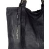 Torebka damska shopper z regulacją rączek skóra old pelle - MARCO MAZZINI czarny