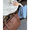 MARCO MAZZINI Hnedá priestranná shopper kabelka