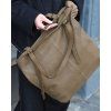 MARCO MAZZINI Béžová priestranná shopper kabelka