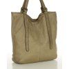 MARCO MAZZINI Béžová priestranná shopper kabelka