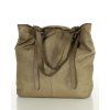 MARCO MAZZINI Béžová priestranná shopper kabelka