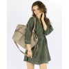 Torebka skórzana shopper bag - MARCO MAZZINI beż taupe