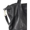 MARCO MAZZINI Čierna kožená shopper taška It bag
