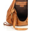 Torba damska skórzana shopper z kieszeniami - It bag MARCO MAZZINI brąz camel