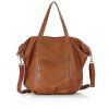MARCO MAZZINI Camel kožená shopper taška It bag
