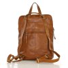Plecak torebka 2w1 skóra naturalna - MARCO MAZZINI brąz koniak