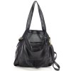 Torebka damska shopper A4 skóra naturalna - MARCO MAZZINI czarna