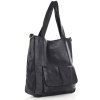 Torebka damska shopper A4 skóra naturalna - MARCO MAZZINI czarna