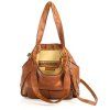 MARCO MAZZINI Camel kožená shopper kabelka A4