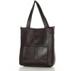 Torebka damska shopper A4 skóra naturalna - MARCO MAZZINI brąz caffe