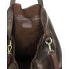 Torba damska skórzana shopper z kieszeniami - It bag MARCO MAZZINI smooth brąz caffe