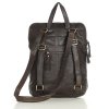 Plecak torebka 2w1 skóra naturalna - MARCO MAZZINI smooth czekoladowy brąz