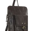 Plecak torebka 2w1 skóra naturalna - MARCO MAZZINI smooth czekoladowy brąz