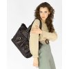 Torba skórzana shopper XL na ramię z dwoma kieszeniami MARCO MAZZINI ciemny brąz