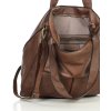 Torebka damska shopper A4 skóra naturalna - MARCO MAZZINI czekoladowy brąz