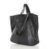 Duża torba shopper skórzana podwójne rączki - MARCO MAZZINI czarna