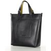 Duża torebka shoppperka do ręki skórzana premium MARCO MAZZINI czarna