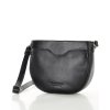 Elegancka torebka damska listonoszka skórzana premium MARCO MAZZINI czarna