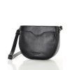 MARCO MAZZINI Čierna luxusná kožená kabelka