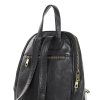 Elegancki plecak damski skórzany miejski minimalizm - MARCO MAZZINI czarny