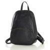 Elegancki plecak damski skórzany miejski minimalizm - MARCO MAZZINI czarny