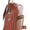 MARCO MAZZINI Hnedý malý dámsky kožený batoh