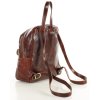 Elegancki plecak damski skórzany premium MARCO MAZZINI brązowy