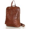Elegancki plecak damski skórzany premium MARCO MAZZINI brązowy