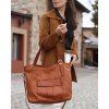 MARCO MAZZINI Camel veľká pletená shopper kabelka