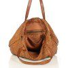 MARCO MAZZINI Camel veľká pletená shopper kabelka