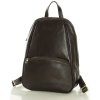 Elegancki plecak damski skórzany miejski minimalizm - MARCO MAZZINI brąz whisky