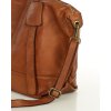 Duża torba shopper A4 z miękkiej włoskiej skóry Marco Mazzini camel