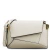 TL Bag - Leather shoulder bag (Farba Béžová)
