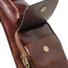 Leather crossover bag (Farba Medová)