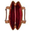 Callie - Soft leather shoulder bag (Farba Koňaková)