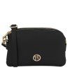 Lily - Soft leather shoulder bag (Farba Čierna)