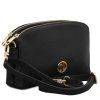 Lily - Soft leather shoulder bag (Farba Čierna)