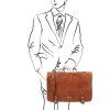 Kožená taška cez rameno Ancona - Tuscany Leather