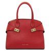 Coccola - Leather handbag (Farba Čierna)