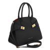 Coccola - Leather handbag (Farba Čierna)