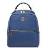 Prisma - Soft leather backpack (Farba Denim)