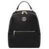 Prisma - Soft leather backpack (Farba Čierna)