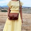 Kožená kabelka cez rameno Alessia Tuscany Leather