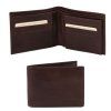 Exclusive 3 fold leather wallet for men (Farba Hnedá)