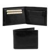 Exclusive 3 fold leather wallet for men with coin pocket (Farba Hnedá)