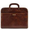 Sorrento - Document Leather briefcase (Farba Hnedá)